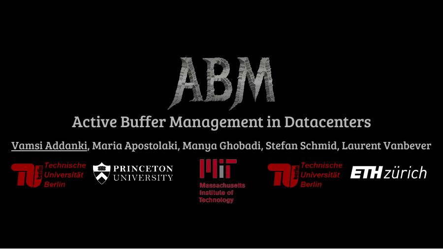 First slide of ABM: Active Buffer Management in Datacenters
